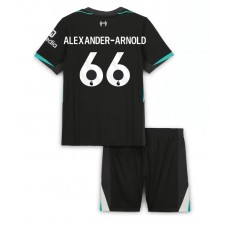 Liverpool Alexander-Arnold #66 Bortaställ Barn 2024-25 Korta ärmar (+ Korta byxor)